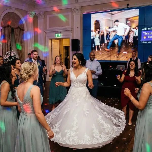 Wedding celebration photo